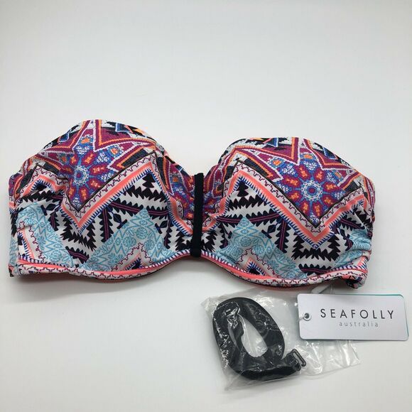 Seafolly Sahara Nights Bustier Bandeau Bikini Top - Picture 2 of 6